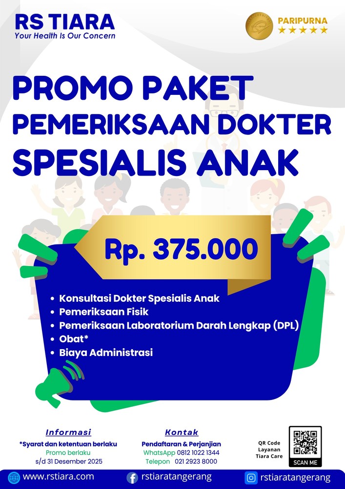 promo paket pemeriksaan dokter sp anak